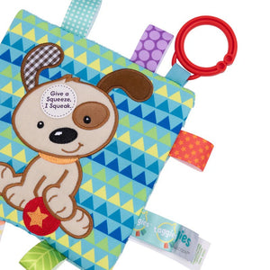 Mary Meyer Taggies Crinkle Me Brother Puppy 6x6"