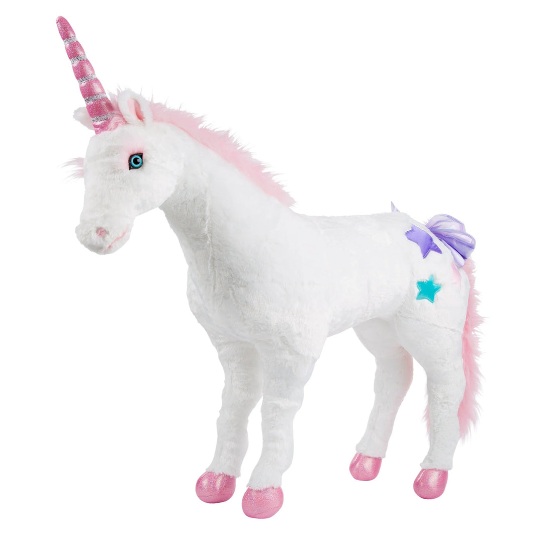 Melissa & Doug Unicorn Lifelike Plush Stuffed Animal
