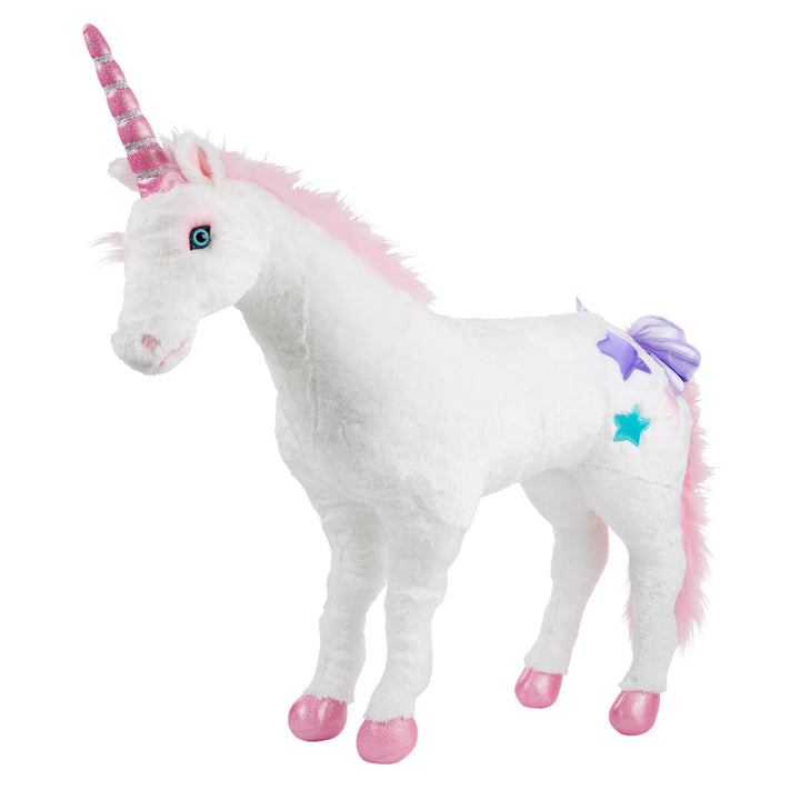 Melissa & Doug Unicorn Lifelike Plush Stuffed Animal