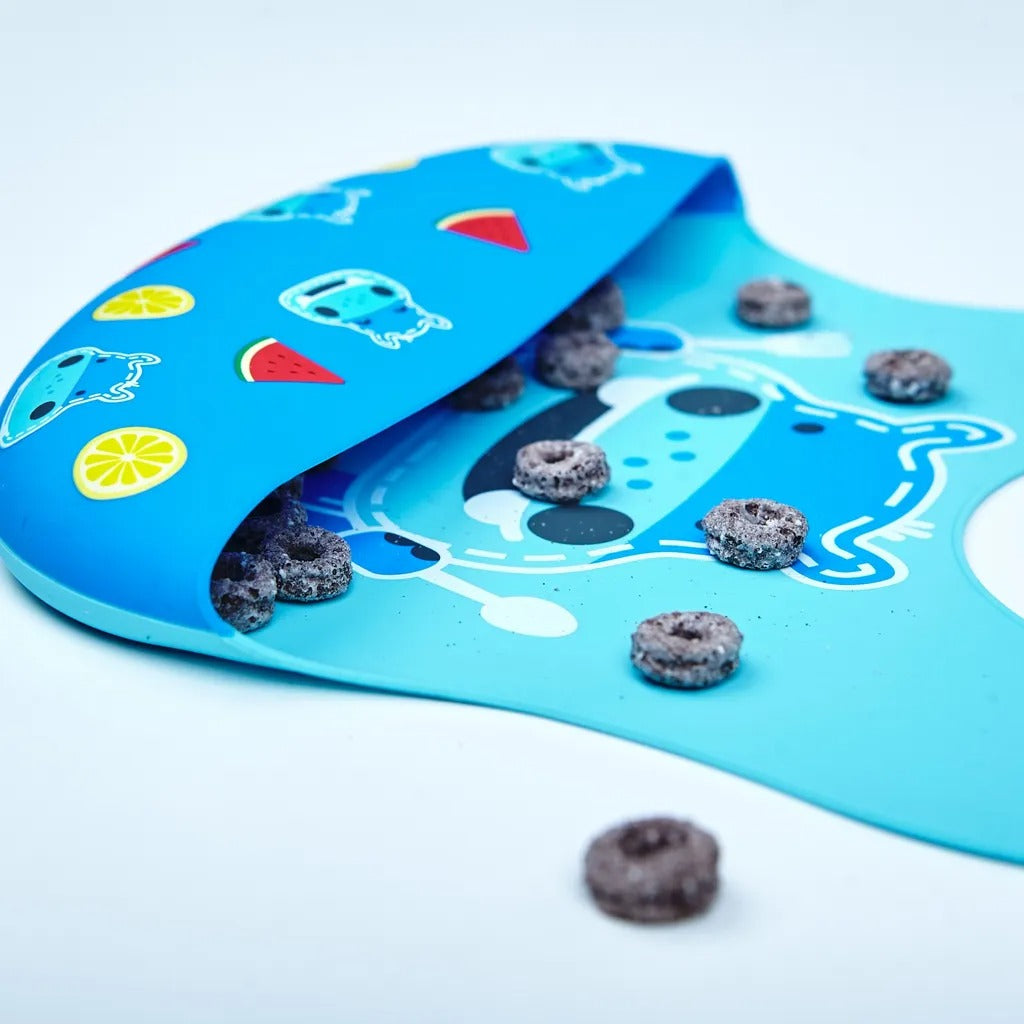 Marcus & Marcus Wide Coverage Silicone Bib- Panda