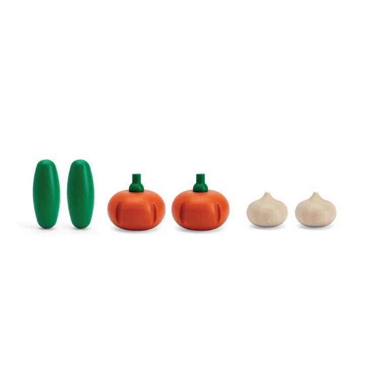 PlanToys Fresh Produce Set E (Cucumbers, Onions & Pumpkins)