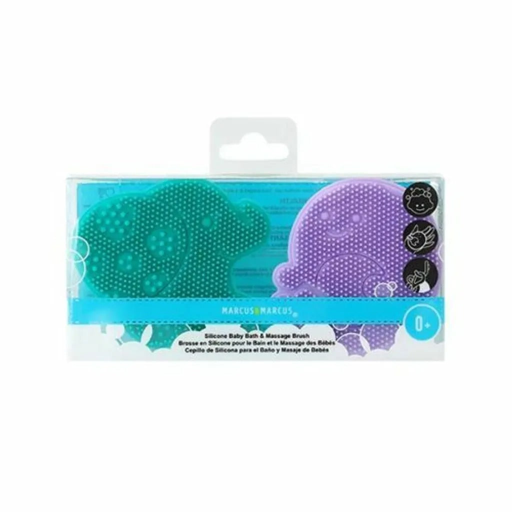 Marcus & Marcus Silicone Baby Bath & Massage Brush - Willo & Ollie