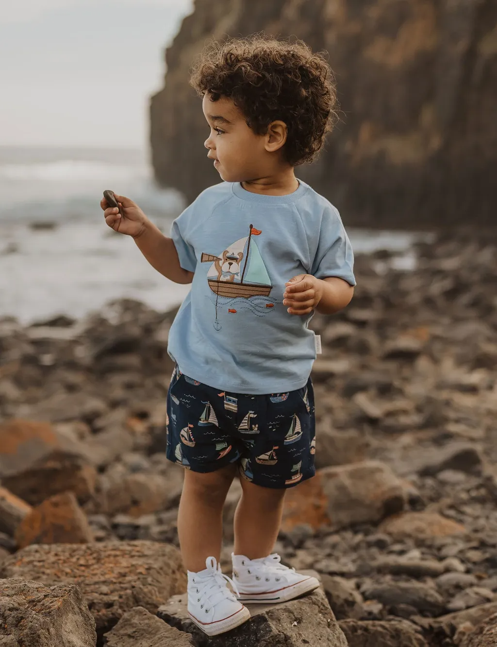 Purebaby Organic Relaxed Surf Voyager Tee