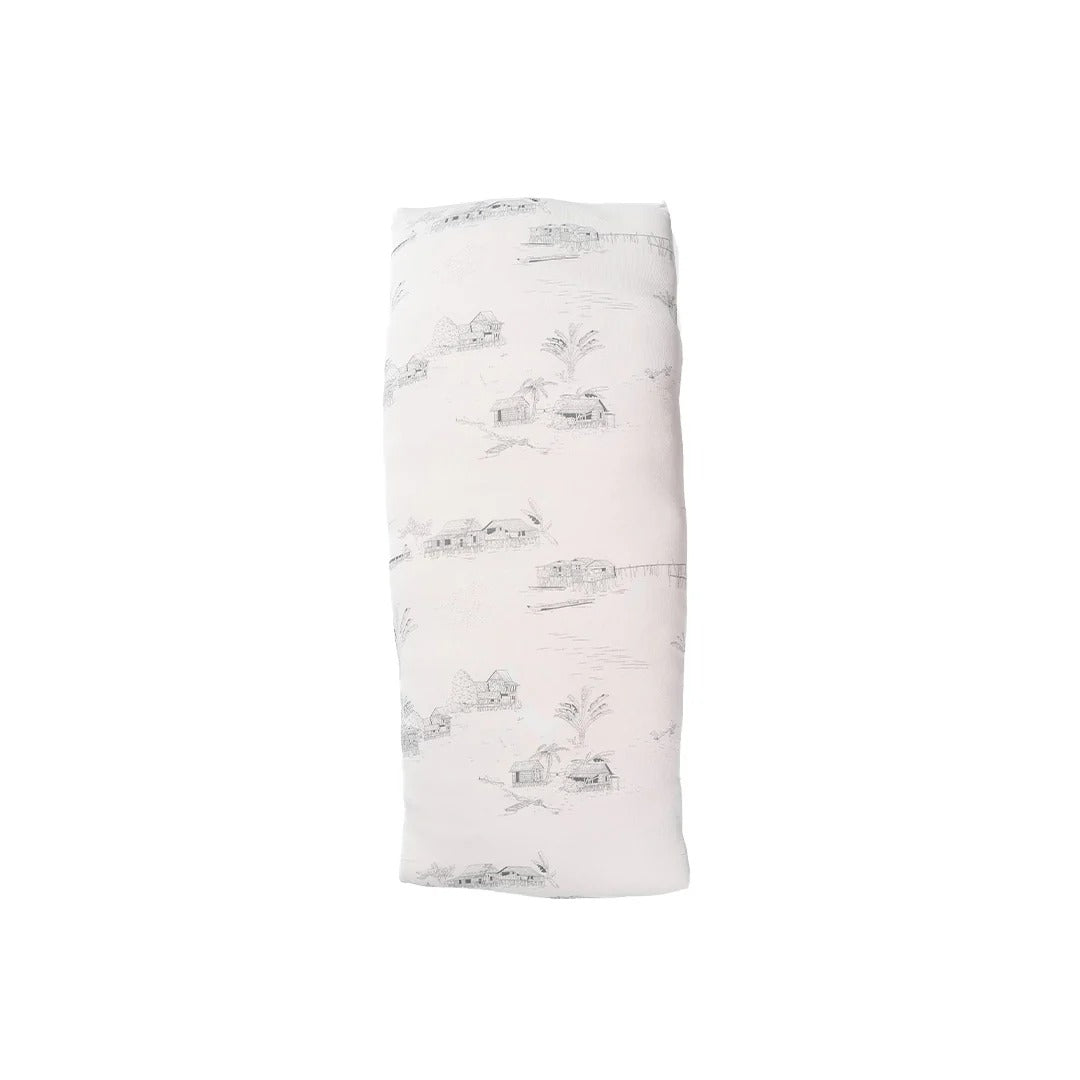 Little Rei Rustic Grey Plush Pillow