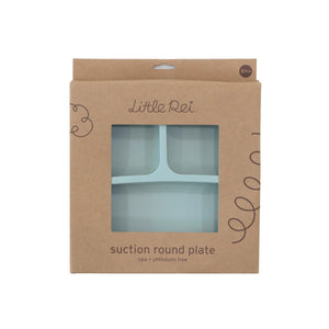 Little Rei Silicone Round Plate - Sage