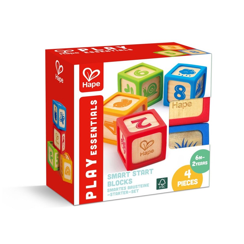 Hape Smart Start Blocks 4 Piece Set