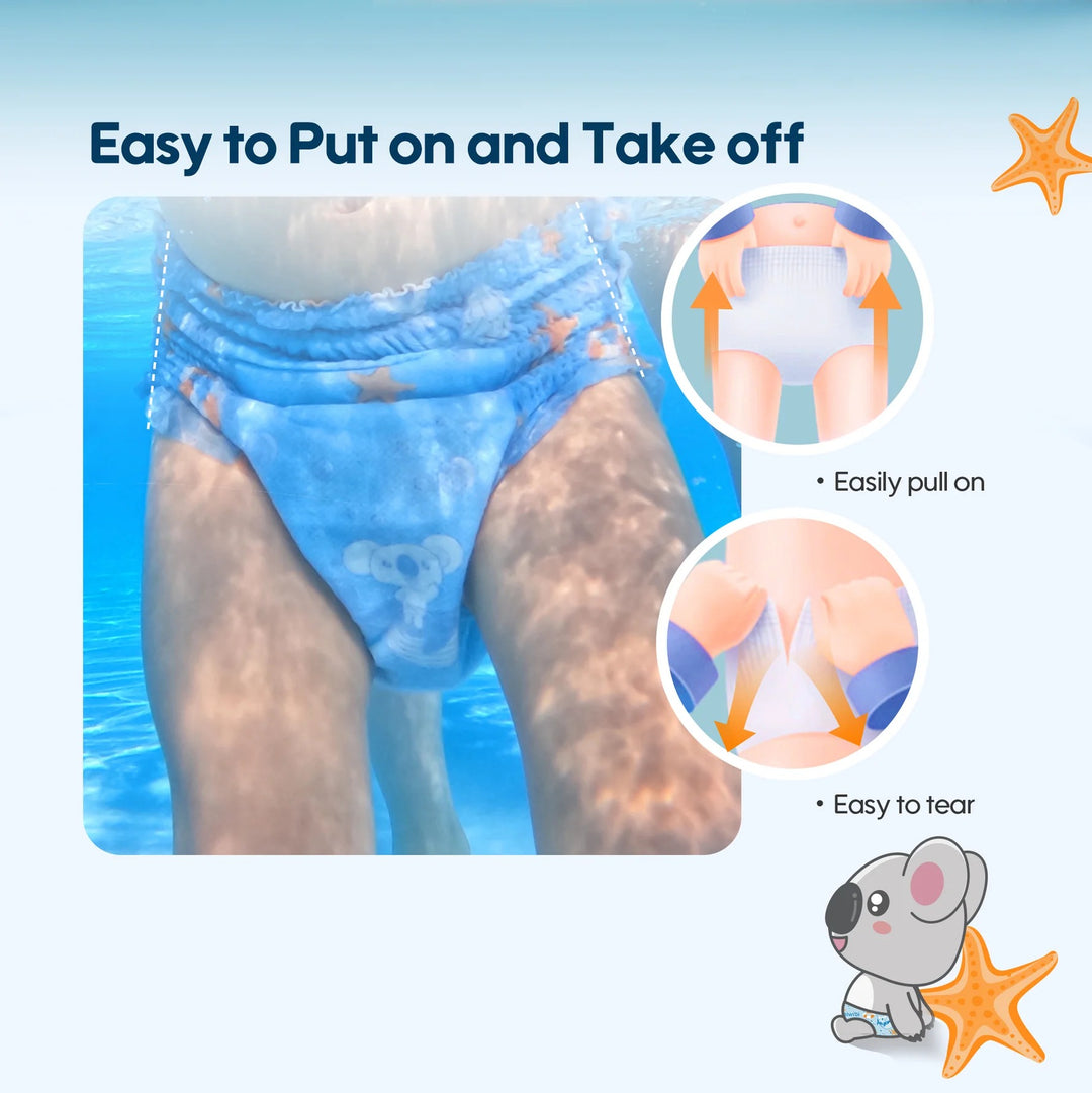 Aiwibi Disposable Baby Swimming Diaper Pants (10Pcs)
