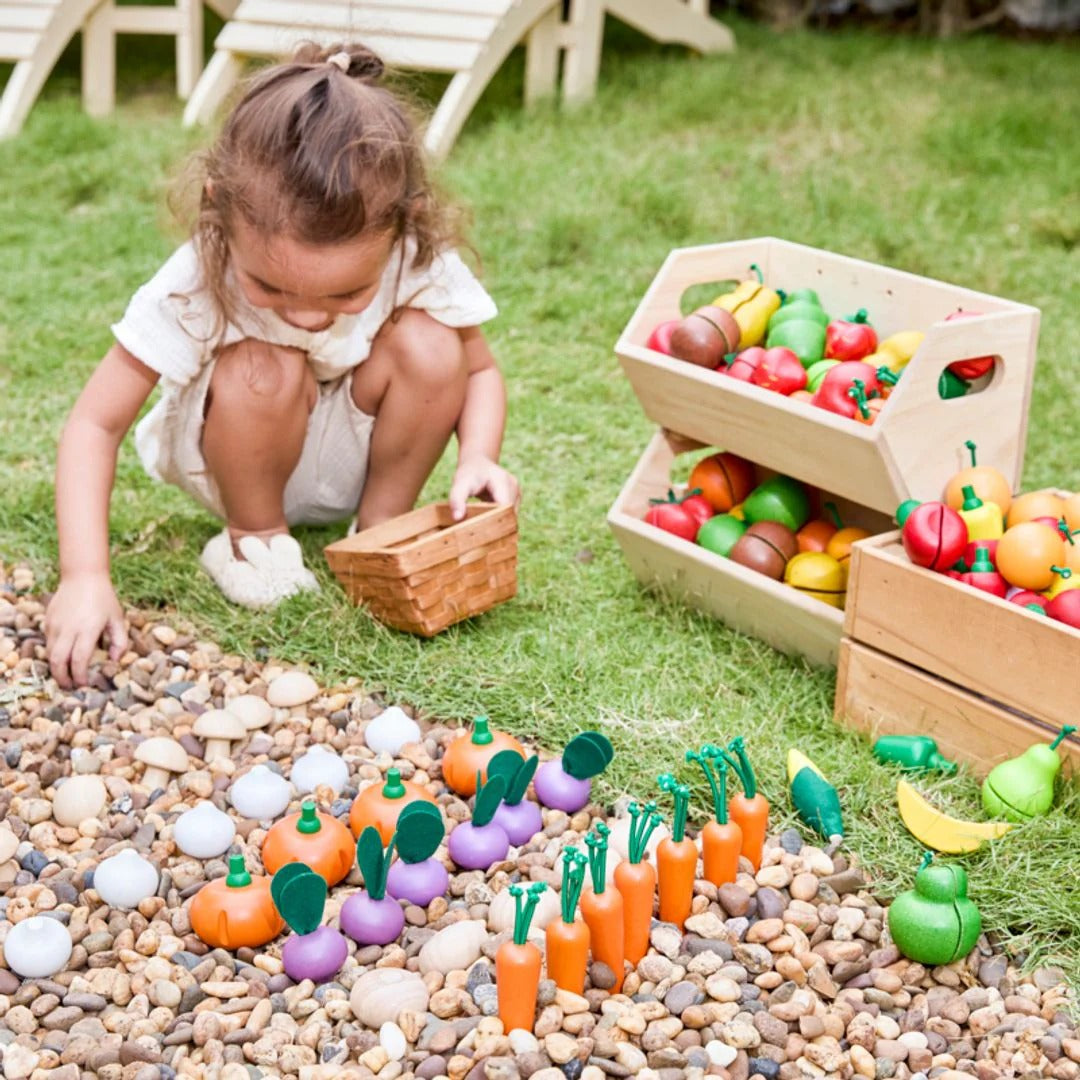 PlanToys Fresh Produce Set E (Cucumbers, Onions & Pumpkins)