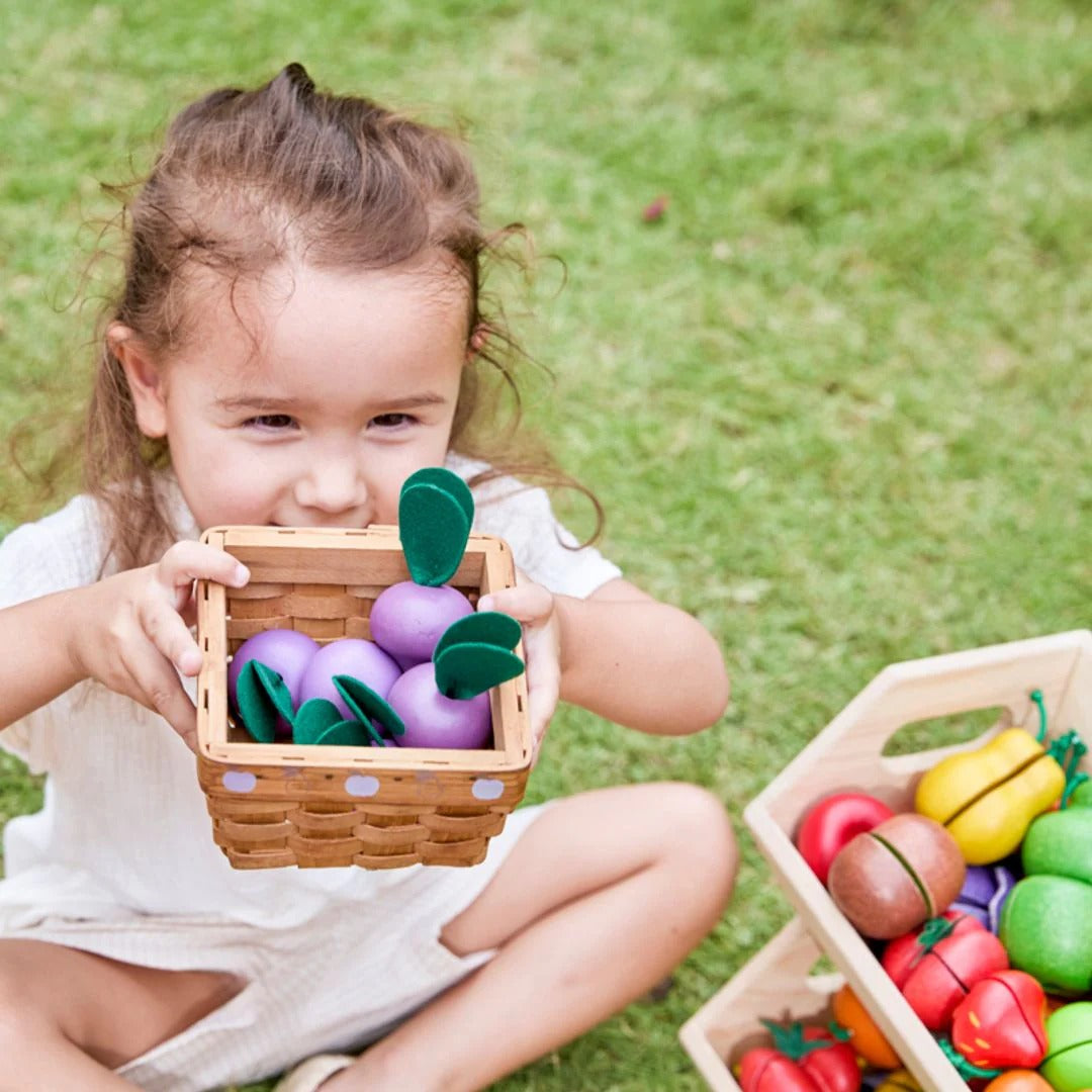 PlanToys Fresh Produce Set E (Cucumbers, Onions & Pumpkins)