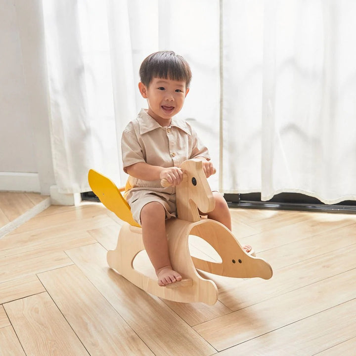 PlanToys Rocking Pegasus - Modern Rustic