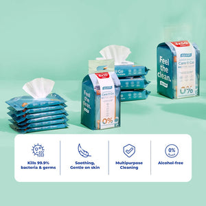 Alcean Antibacterial Classic Wipes