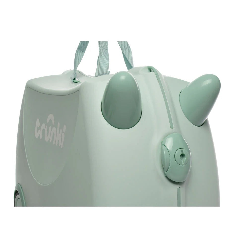 Trunki Glide Ride-on Luggage - Solid Green