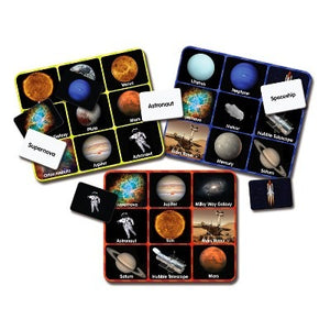 The Learning Journey Match It! Space Bingo
