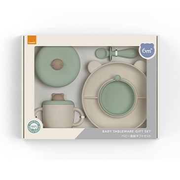 Combi Silicon Bear Tableware Gift Set