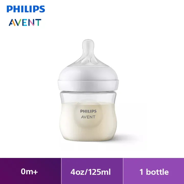 Philips Avent Bottle Natural Response 125 ML/4Oz Single/Twin Pack
