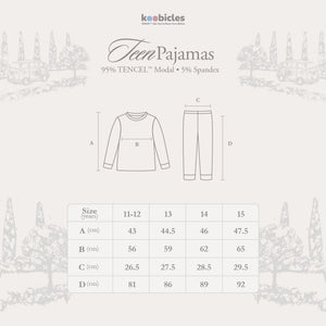 Koobicles Kid Pajamas TENCEL™ "Road Trip" in Eco Mode