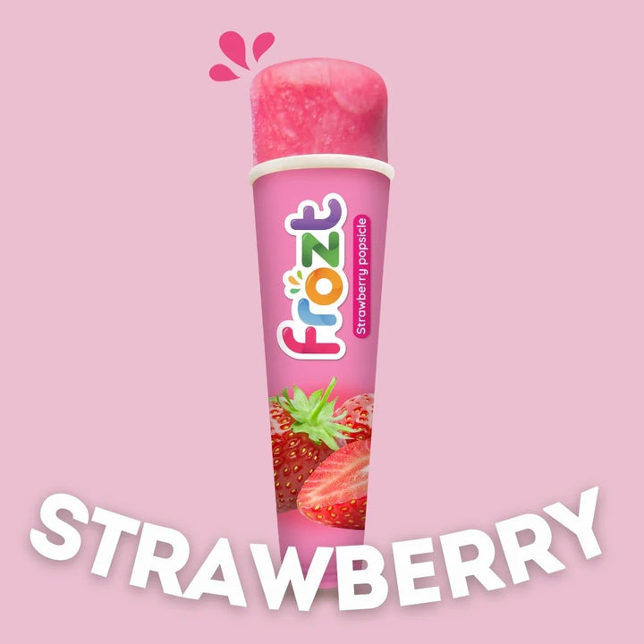 Frozt Strawberry Real Fruit Popsicle - image 3 - Happikiddo.com