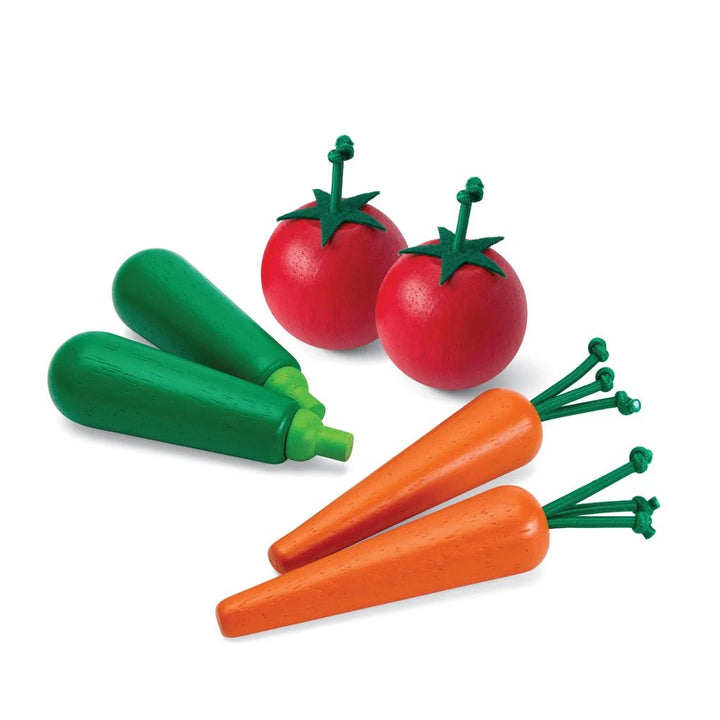 PlanToys Fresh Produce Set B (Carrots, Zucchinis & Tomatoes)