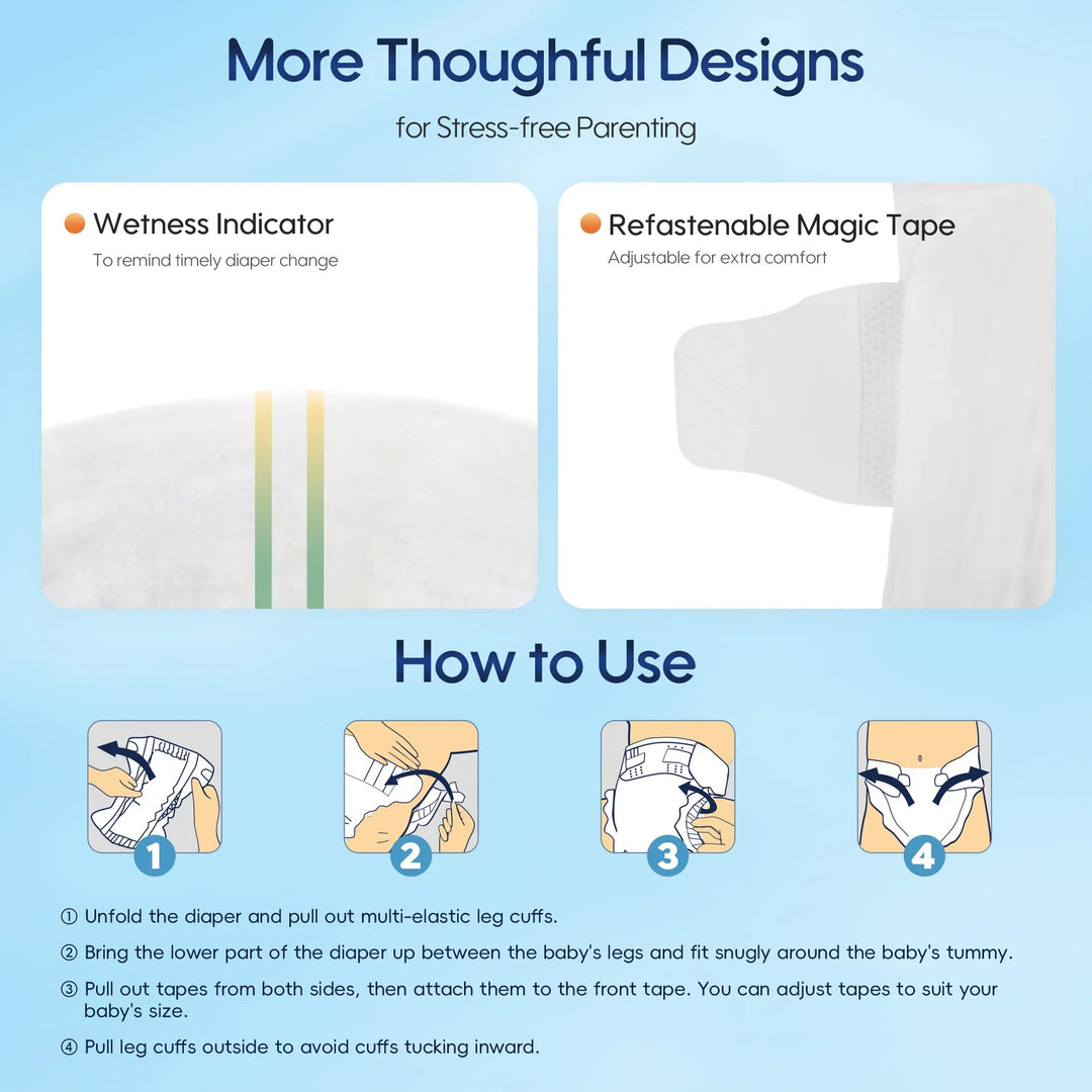 Aiwibi Baby Air Comfort Diapers (1 Pack)