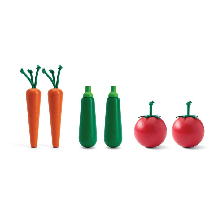 PlanToys Fresh Produce Set B (Carrots, Zucchinis & Tomatoes)