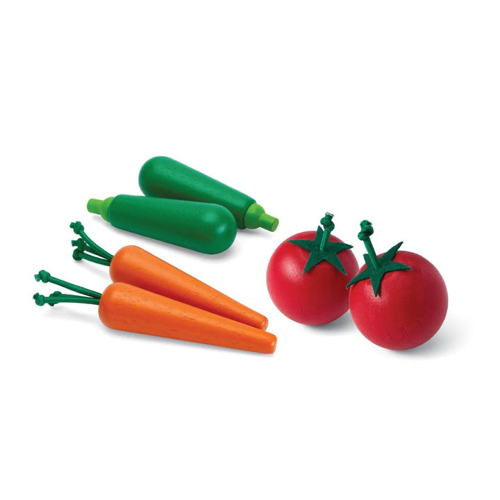 PlanToys Fresh Produce Set B (Carrots, Zucchinis & Tomatoes)