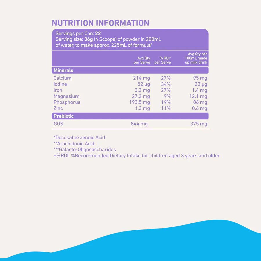 Bubs Goat Milk Stage 4, 600g (3Y-12Y)