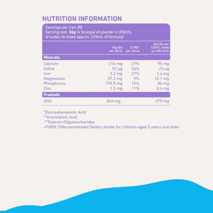 Bubs Goat Milk Stage 4, 600g (3Y-12Y)