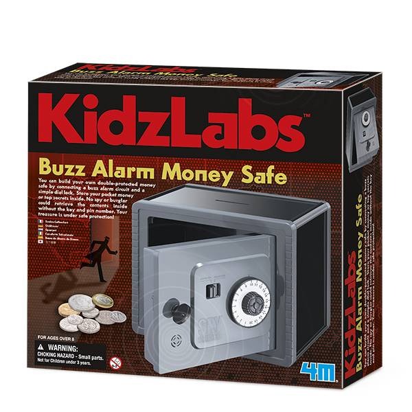 4M KidzLabs Buzz Alarm Money Safe