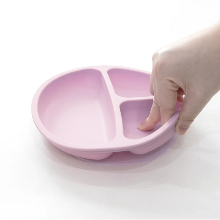 Little Rei Silicone Round Plate - Lilac