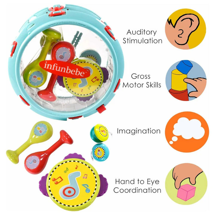 Infunbebe My 1st Drumset (6 instruments)