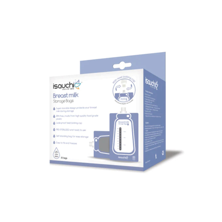 Isauchi Breastmilk Storage Bags 30pck (200ml)
