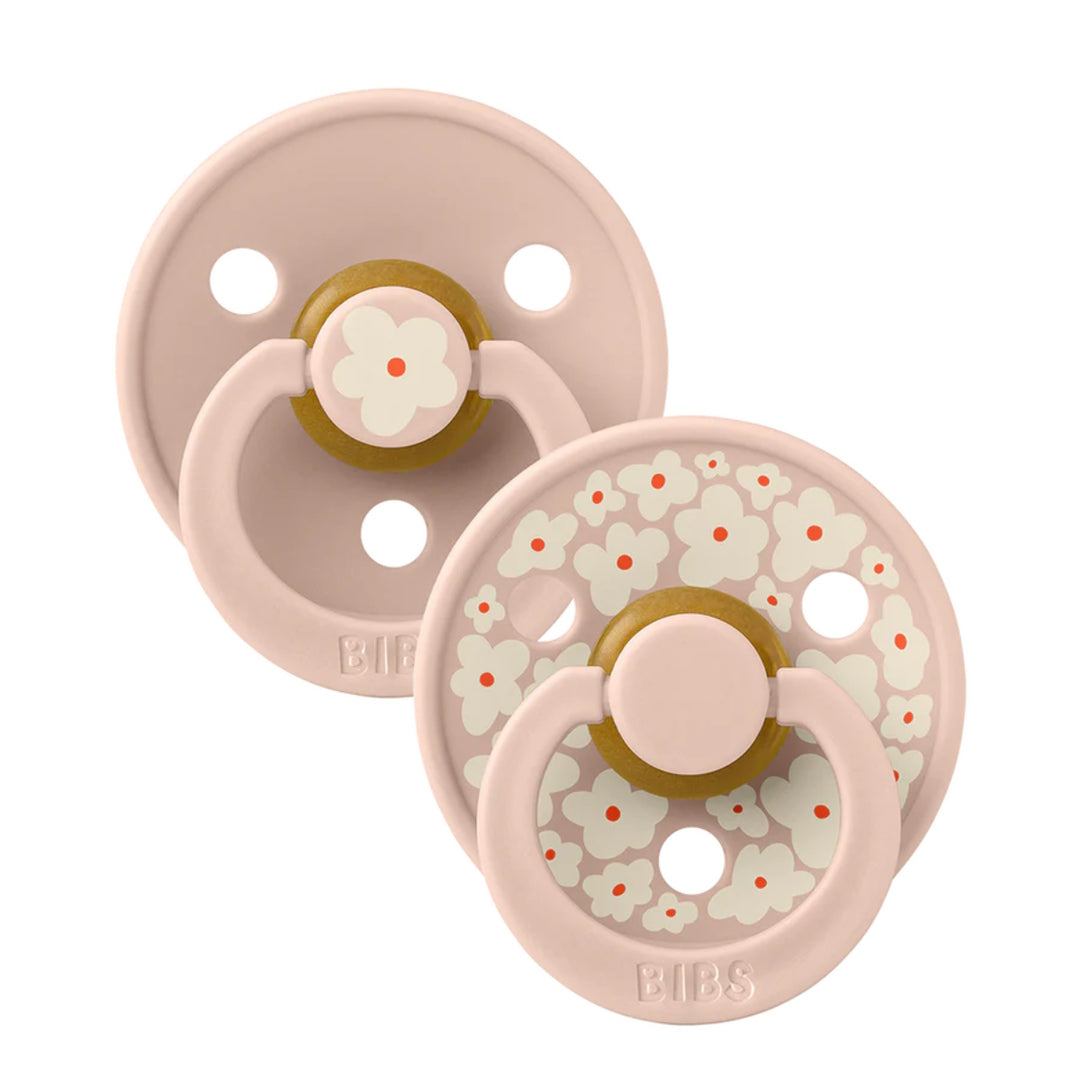 BIBS 2 Pack Studio Collection Colour Latex Jasmine Pacifier