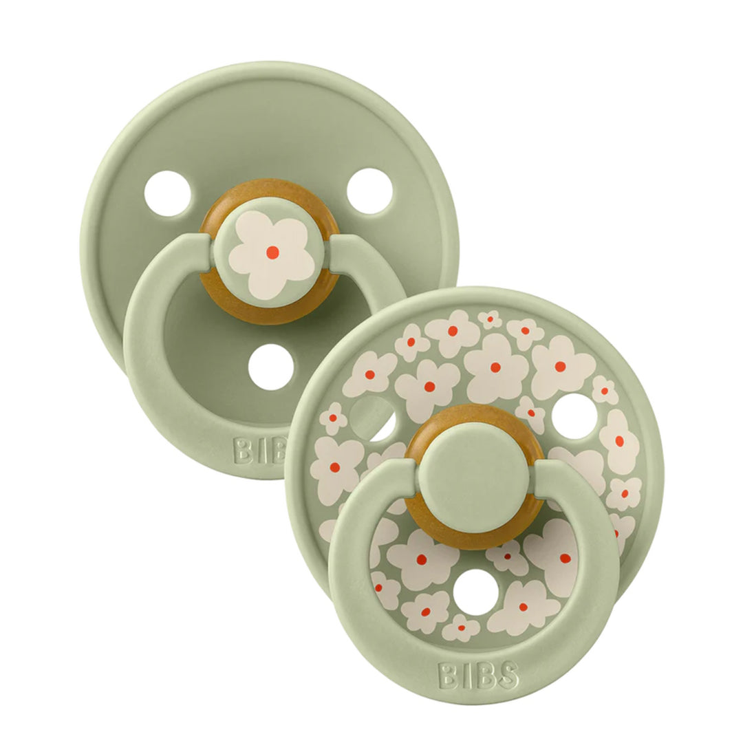 BIBS 2 Pack Studio Collection Colour Latex Jasmine Pacifier