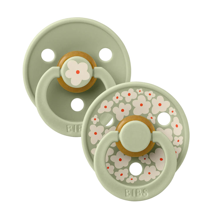 BIBS 2 Pack Studio Collection Colour Latex Jasmine Pacifier