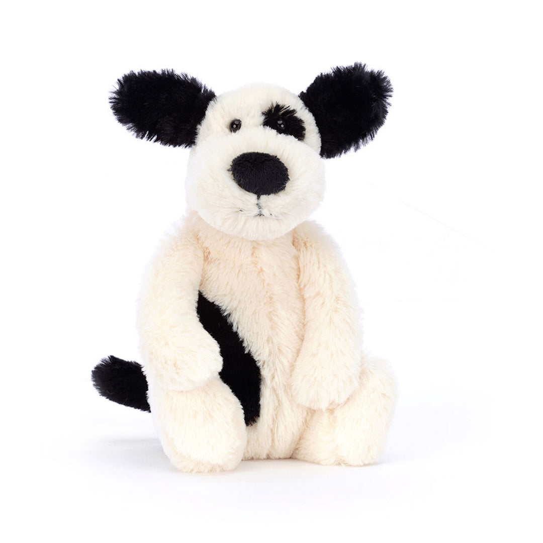 Jellycat Bashful Black & Cream Puppy Little (Small-18cm)