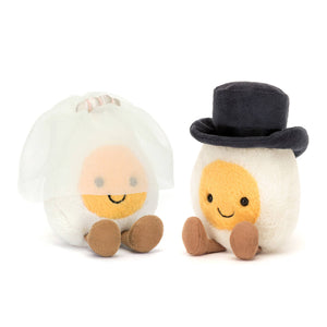 Jellycat Amuseable Boiled Egg Bride & Groom (Couple)