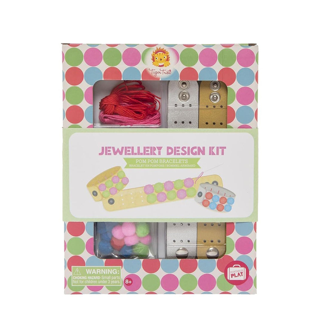 Tiger Tribe Jewellery Design Kit (Pom Pom Bracelets)
