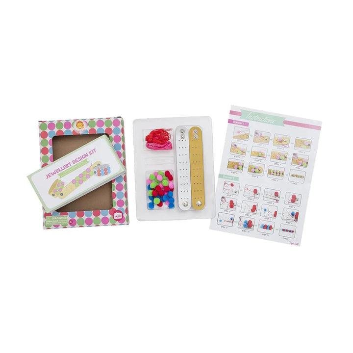 Tiger Tribe Jewellery Design Kit (Pom Pom Bracelets)