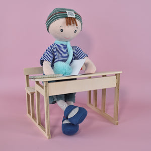 Jolijou Les Canailles rag doll Tim seated
