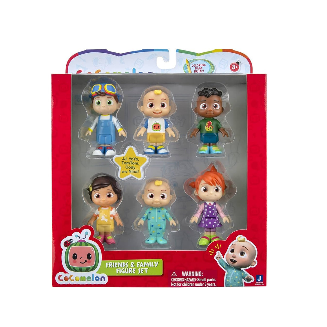 Cocomelon 6 Figure Pack (Family & Friends)