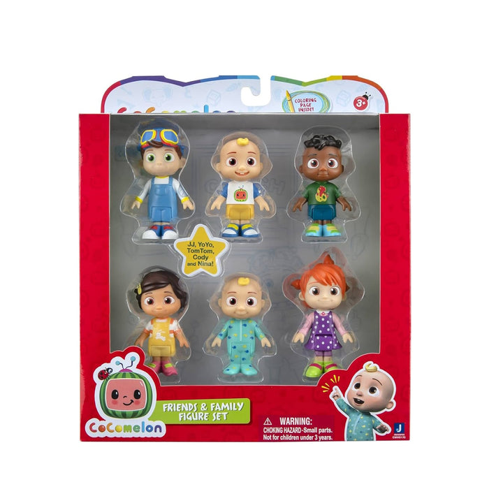 Cocomelon 6 Figure Pack (Family & Friends)