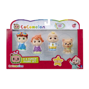 Cocomelon 4 Figure Pack (JJ & Family)