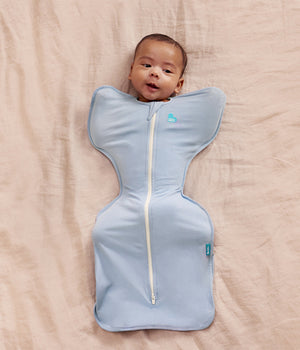 Baby in Love To Dream Swaddle Up 0.2 TOG Cotton Soft Blue