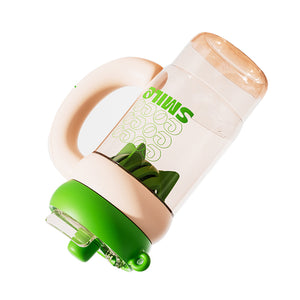 COCO SMILE 1000ml cup shown from above with the tea strainer insert