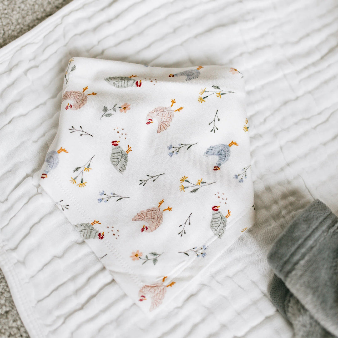 Kays + Kins Reversibib - Chirpy Charm