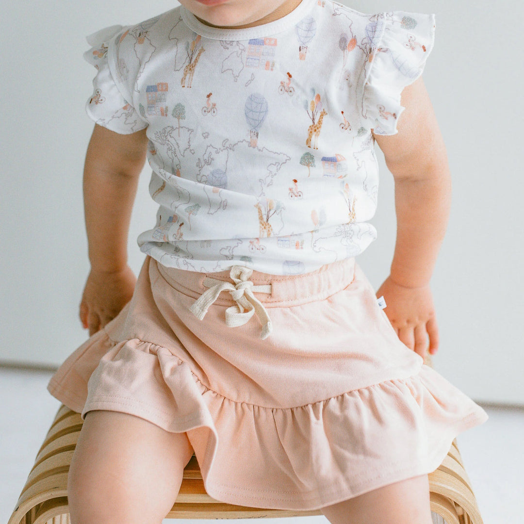 Kays + Kins Flare Skirt