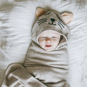 Kays + Kins Bamboo Hooded Towel