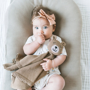 Kays + Kins Organic Knit Toy - Sunny Bear