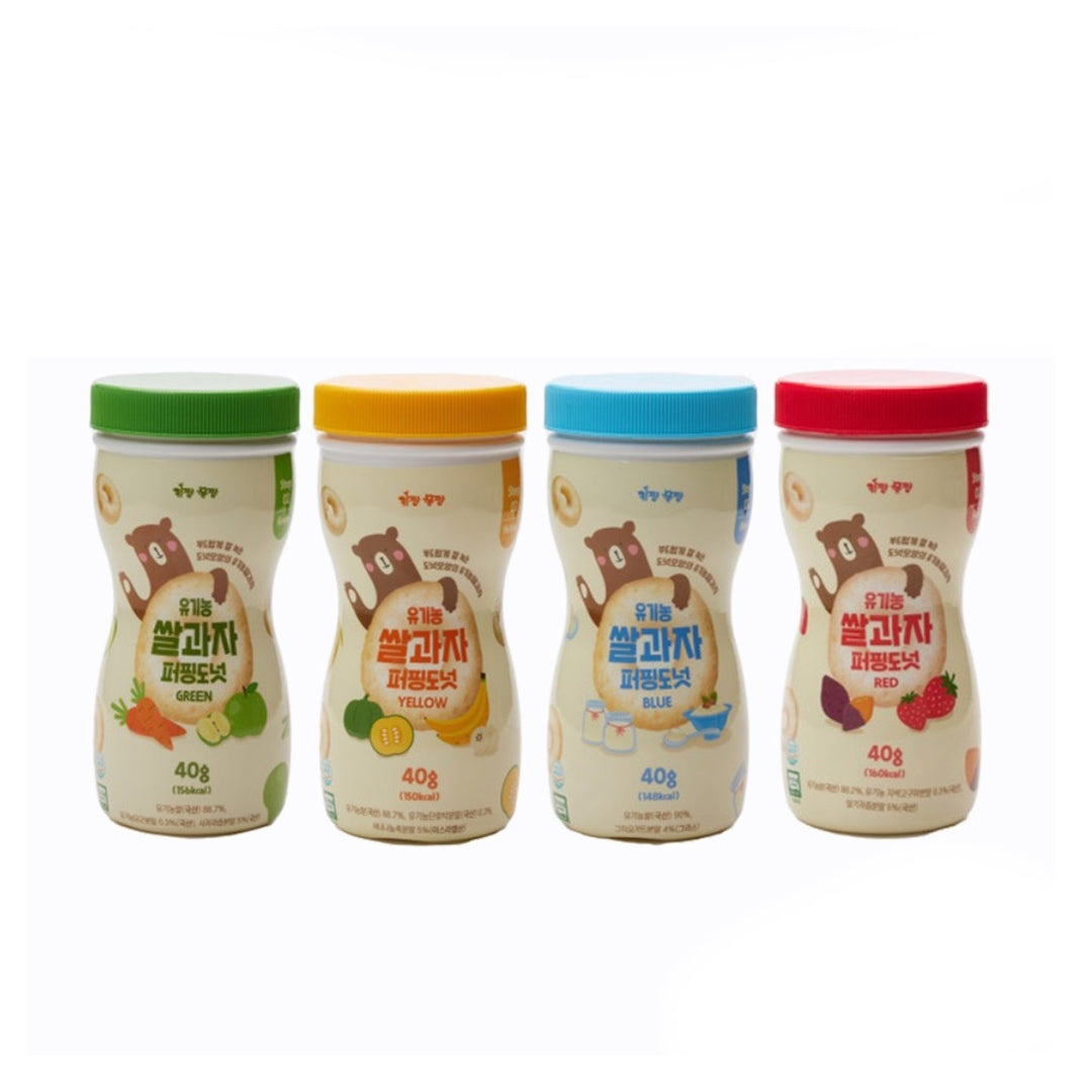 Kidzan Momzan Organic Baby Donut Rice Puff, 40g