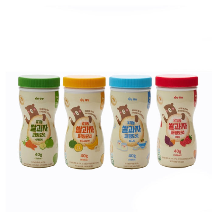 Kidzan Momzan Organic Baby Donut Rice Puff, 40g